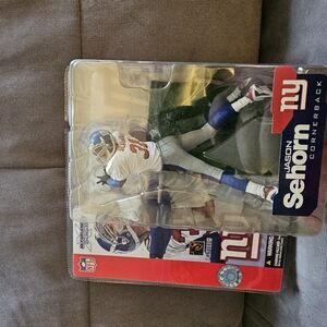 Jason Sehorn Tiki Barber Action Figure New York Gaints